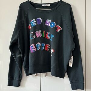 NWT Size L - Letluv Red Hot Chili Peppers Sweatshirt